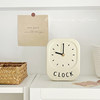 Creative Clock Stand ins Cream-Style Desktop Simple Home Decoration Ornament Bedroom Bedside Silent Clock