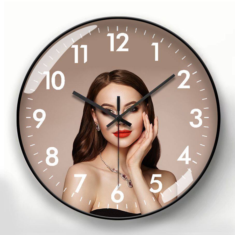 Fashionable Hair Salon Wall Clock, Barber Shop Wall Clock, Beauty Salon Creative Studio Quartz Clock, Decorative Clock