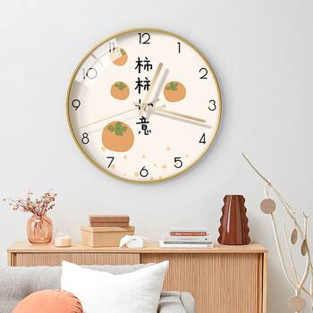 Modern Minimalist Living Room Silent Clock, Creative and Stylish Wall Clock for Artists, Suitable for Dining Room and Bedroom