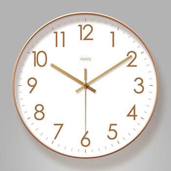 6514 Wall Clock Living Room Clock Simple and Stylish Digital Clock Wall Watch Modern Silent Accurate Quartz Clock