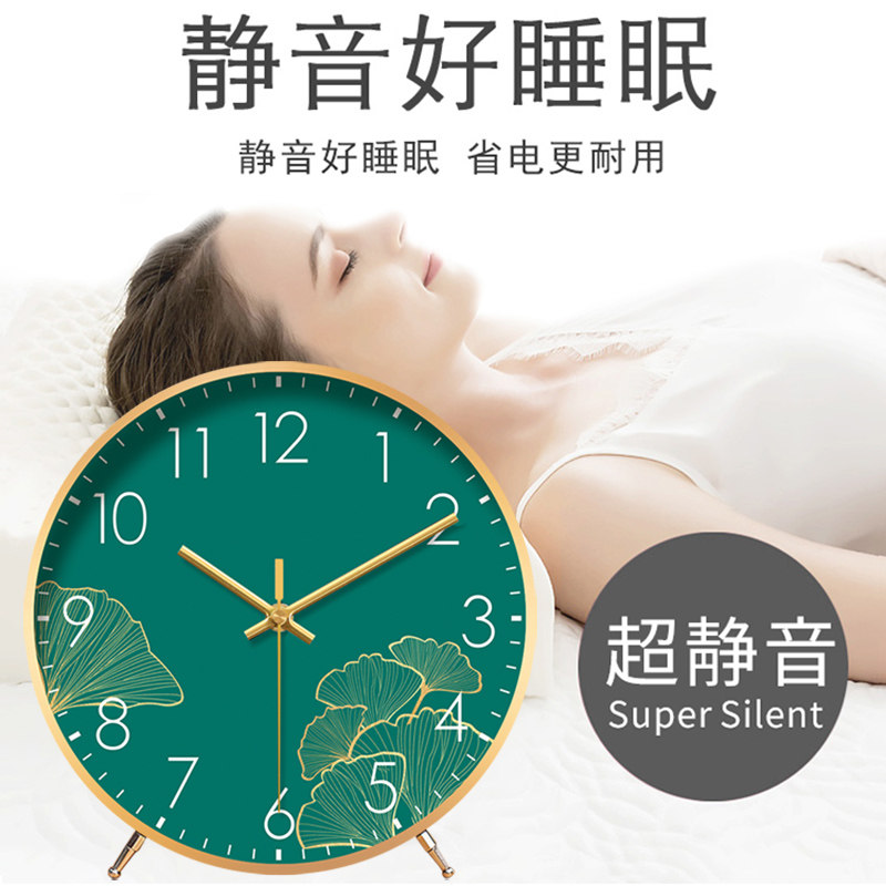 Table Clock, Desktop Clock, Ornament for Living Room, Home Use, Large Modern Table Clock, Simple Pendulum Clock, Timepiece