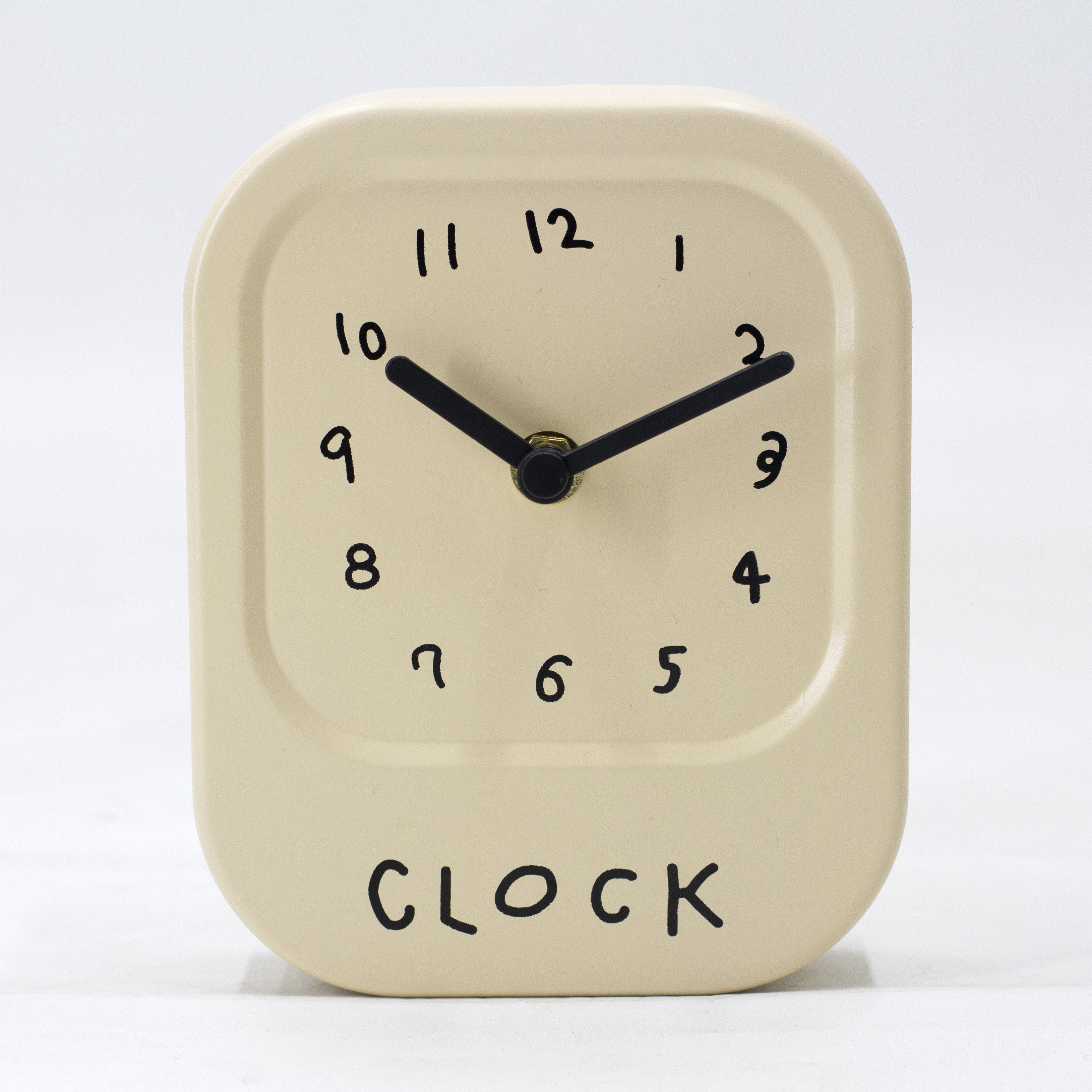 Cream Desktop Living Room Home Clock Modern Creative Tabletop ins Student Bedside Table Clock Ornament