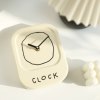 Cream Desktop Living Room Home Clock Modern Creative Tabletop ins Student Bedside Table Clock Ornament