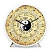Meridian Flowing Eight Trigrams Creative Table Clock Traditional Chinese Medicine Health Care Home Clock Beauty Salon Spa Club Silent Table Clock