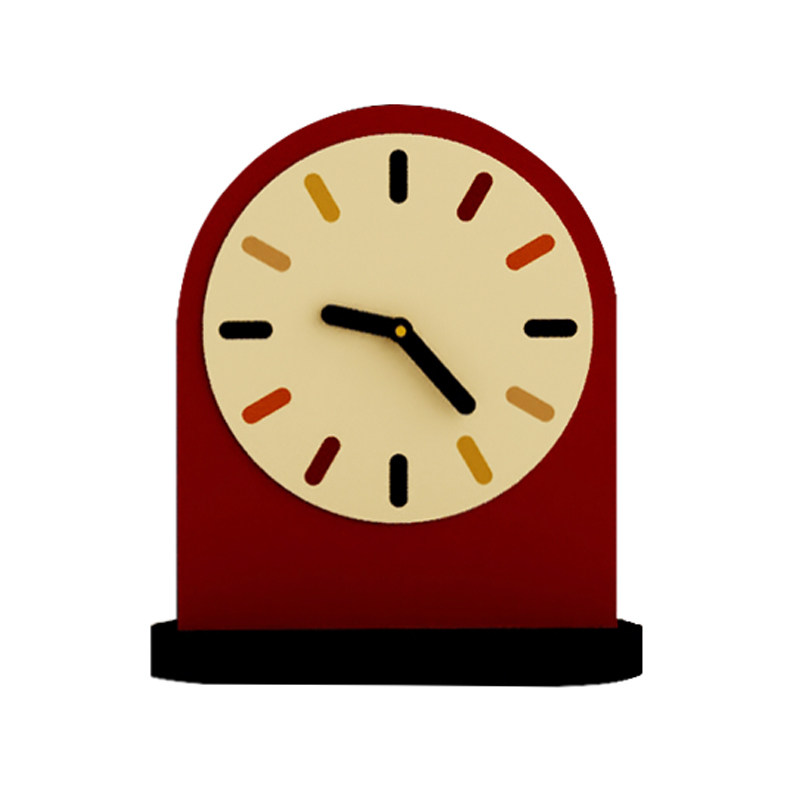 Modern Minimalist Internet-Famous Desktop Creative Ultra-Quiet Clock Table Clock Room Decoration 2023 Designer New Model