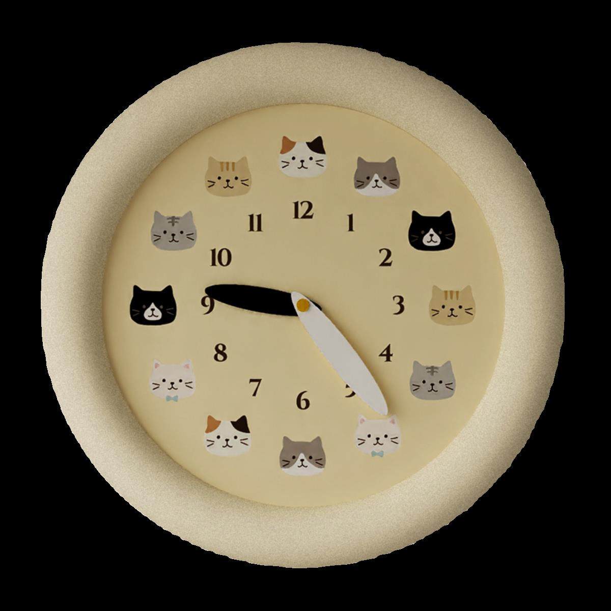 Nordic Style Simple and Elegant Room Living Room Home Wall Clock High-End Design Bedroom Ultra-Quiet