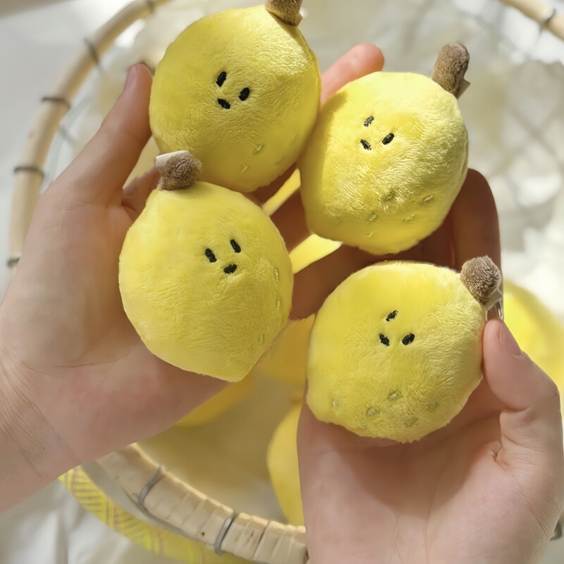 Acidic Q Lemon Pendant Cute Plush Doll Keychain Creative Lemon Fruit Toy Gift for Best Friend Acidic Q Lemon Pendant Cute Plush Doll Keychain Creative Lemon Fruit Toy Gift for Best Friend