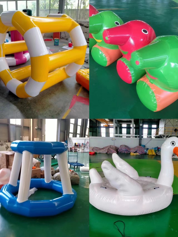 Water Park Children's Toys Banana Boat Seesaw Naughty Castle Ocean Ball Pool Inflatable Hot Wheels Trampoline Flying Fish