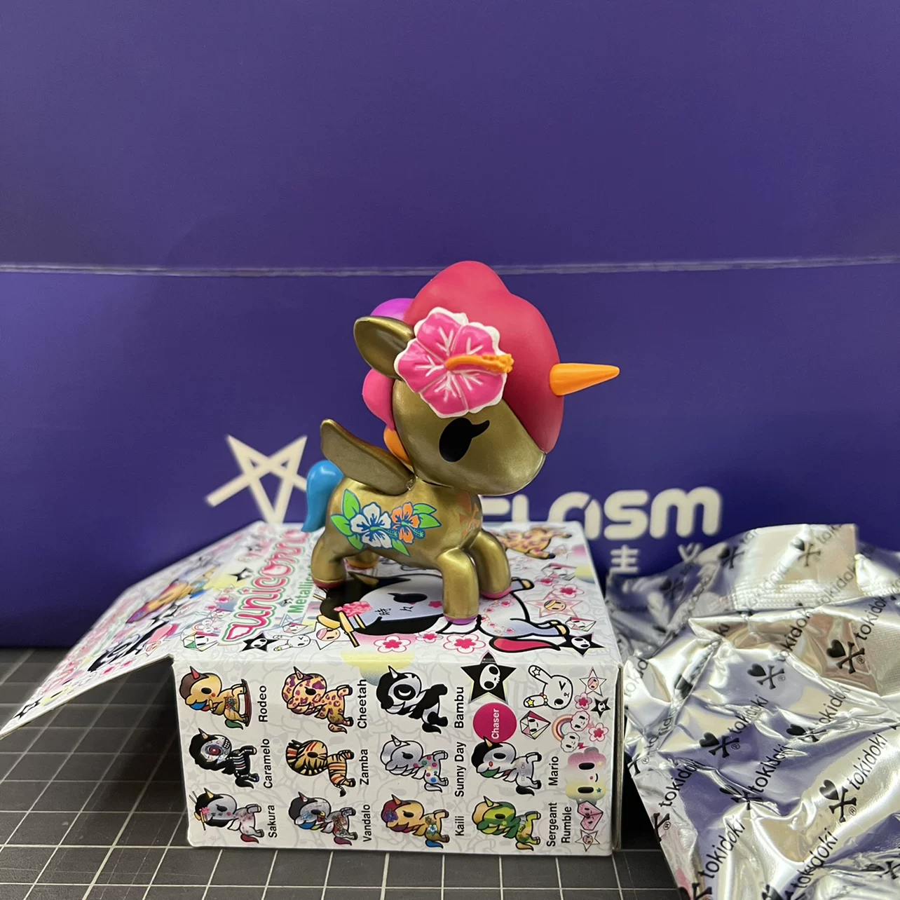 TOKIDOKI Тайо Цидуки единорог металлическая цветовая система 2 поколения второе поколение второе поколение Kaili гибискус ручной работы подарок на день рождения