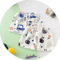 Baby Commandancy not wet Divine Instrumental Shorts Male Girl Pure Cotton Baby Pants Such As Toilet Training Open Crotch Pants Underpants Summer