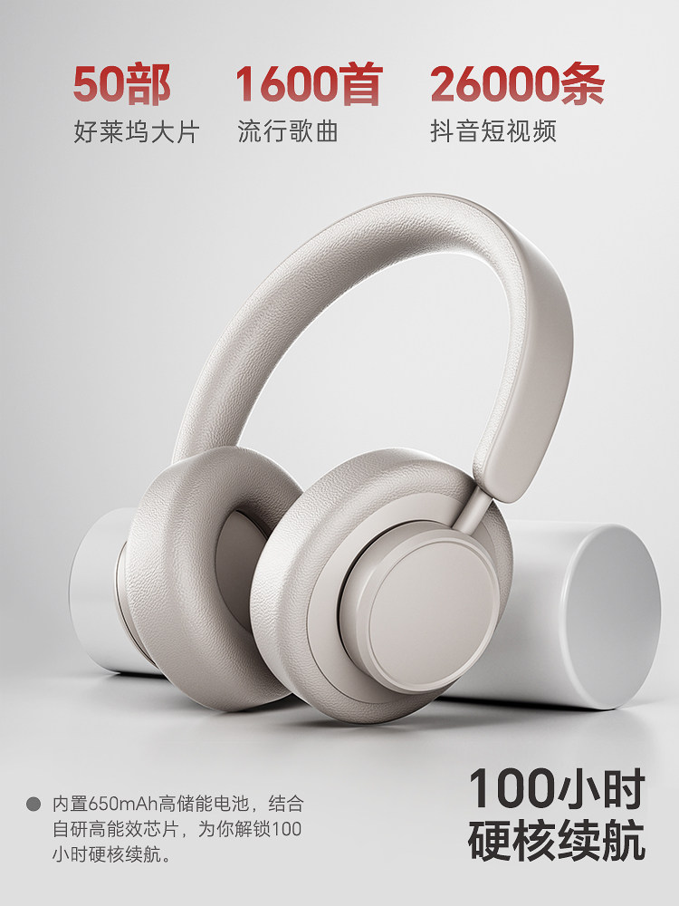 Misheng Sirius Head-Mounted Wireless Bluetooth Noise-Cancelling High-Quality Gaming Headphones Are Suitable for Apple, Huawei and Xiaomi