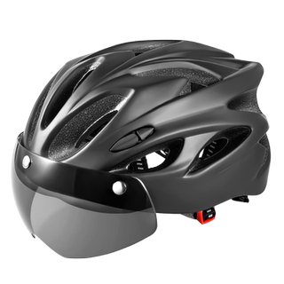 自行车骑行头盔男夏季山地公路车安全帽带尾灯大头围单车骑行装备