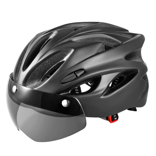 自行车骑行头盔男夏季山地公路车安全帽带尾灯大头围单车骑行装备