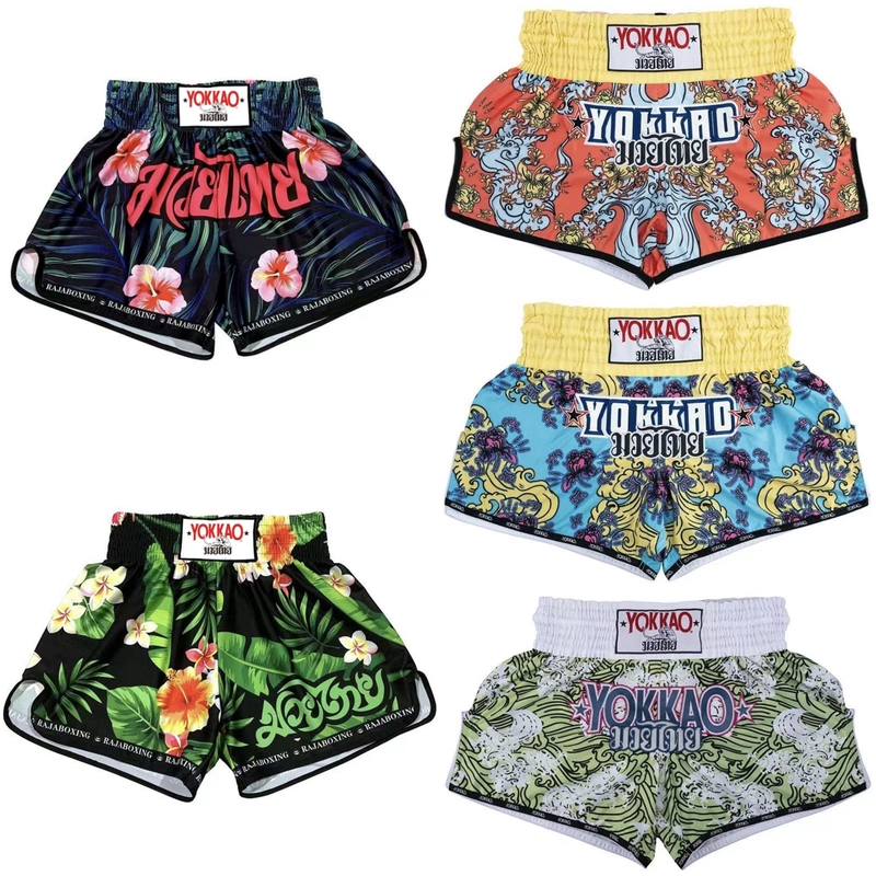 Yokkao Muay Thai Shorts Ufc Fighting Shorts Running Sports Fitness Mma Fighting Training Boxing Pants