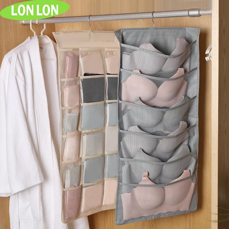 Minimalist Modern Underwear Underwear Cashier Bag Double-sided Hanging Bag Wardrobe Theiner Home Socks Bra Containing Finishing Bag-Taobao