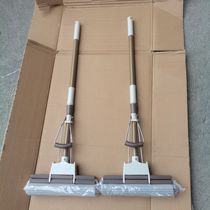 Water absorption mop elongated iron rubber cotton mop roller type extruded water absorption sponge mop