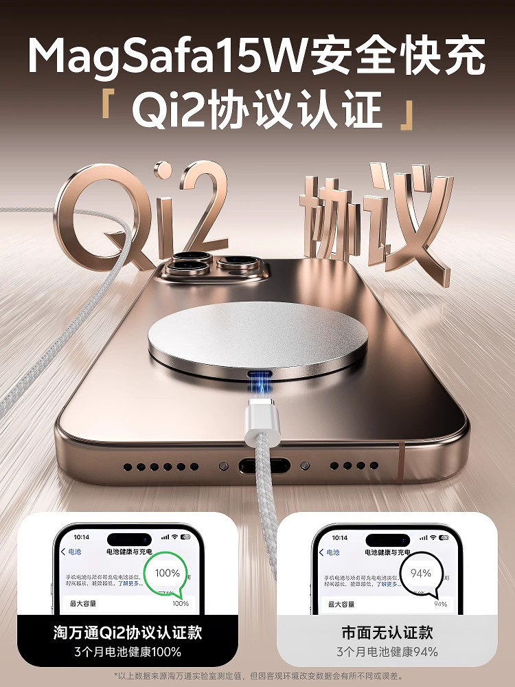 Taowantong Magnetic Wireless Charger Compatible with Apple 16 Phone iPhone 15 Pro Fast Charge 14Plus Car Charger 13 Flash Charge 12 Original 15W Set 30W Genuine Max Earphones Magsafe