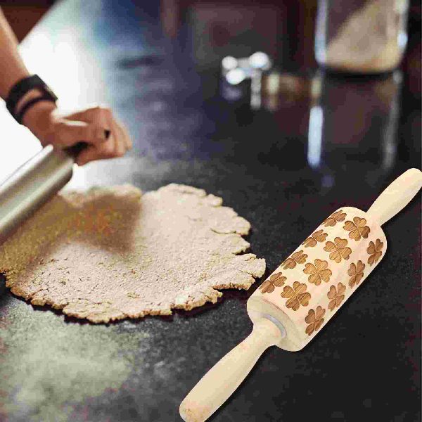 Cookie Rolling Pin Rolling Pin Baking Rolling Pin Embossed-Taobao