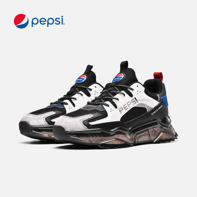 Pepsi Pepsi Pepsi old daddy shoes men and women with the same white heightening men's spring new sneakers-Chaoboo shoes-Taobao