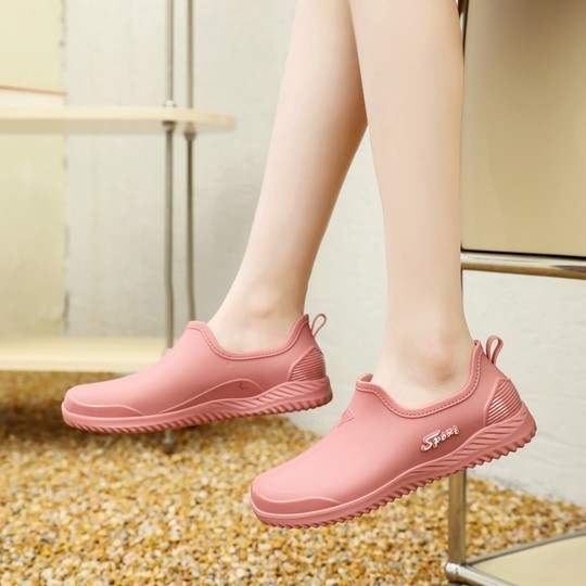 韩版雨靴低帮女士防水35码雨鞋舒适防滑短筒休闲胶鞋工作厨房水鞋