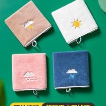 High-end square small towel childrens face wash soft small square towel handkerchief quick-drying absorbent lint-free face towel