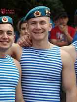 Russia Russian military fans new style BTK-produced public-issue sea soul shirt vest for men and women airborne troops light blue Marine Corps dark blue