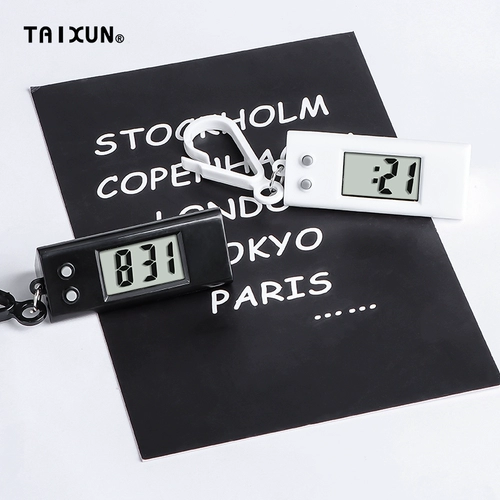 Детский портативный маленький брелок, электронная подвеска, цифровые часы