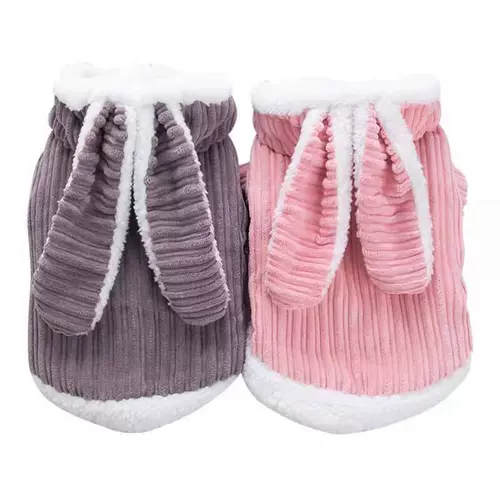 Демисезонный милый удерживающий тепло кролик, пуховик, кот, осенний сезон, увеличенная толщина