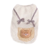 Кошачья одежда Милый медведь Толстовка Собаки Осень и Зимние теплые руля