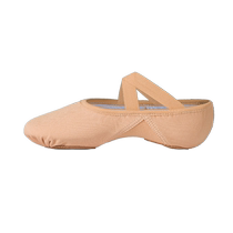 Little Jasmine classical elastic cloth dance shoes for women with soft soles for adults professional training shoes cat claw shoes body-shaping shoes showing the instep