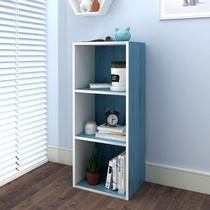 Lattice cabinet simple bookcase floor-standing bookshelf small cabinet floor-standing locker locker free combination storage cross-border