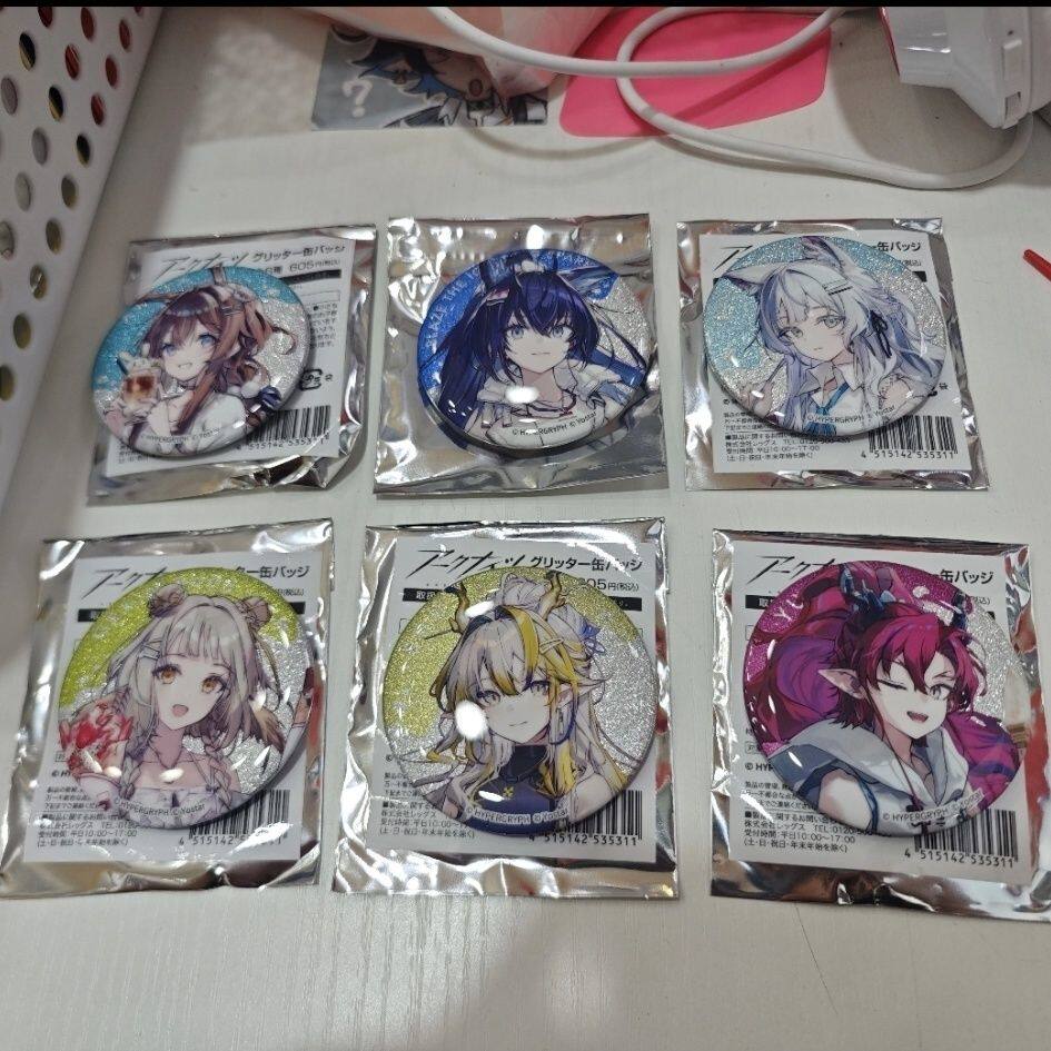 Arknights 5.5th Anniversary Lawson Collab Badge Shu Yu Amiya Rosmontis Pin Standee