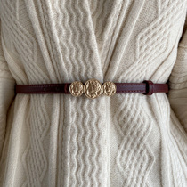 Japan FCs new thin belt portrait girdle slim waist suit jacket coat dress sweater belt