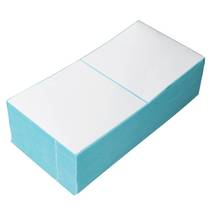 Folding three-proof heat-sensitive self-adhesive label sticker e-mail 100*100 new version of one-link electronic form 76*130