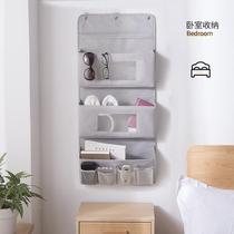 High-end Pinyouna creative fabric cosmetics storage door multi-layer fabric hanging bag organization bag dormitory storage bag
