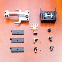 King Kong mesh folding door screen door hardware invisible push stretch anti-mosquito and anti-theft steel screen accessories hanging wheel and pulley parts