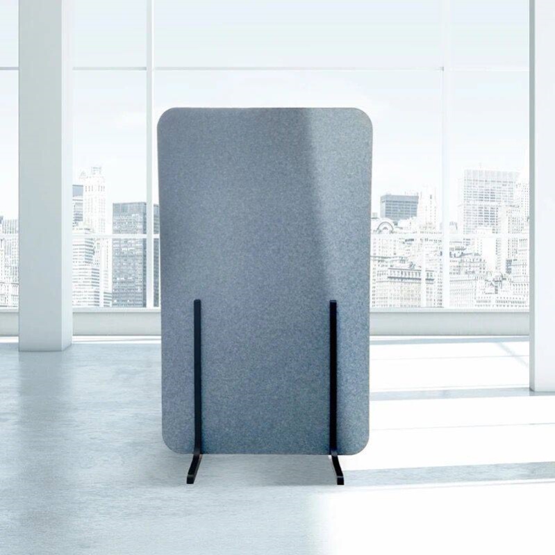 Polyester Fiber Soundproof Screen, Office Sound-Absorbing Screen, Office Privacy Partition, Sound-Absorbing and Noise-Reducing Panel, Foldable and Movable