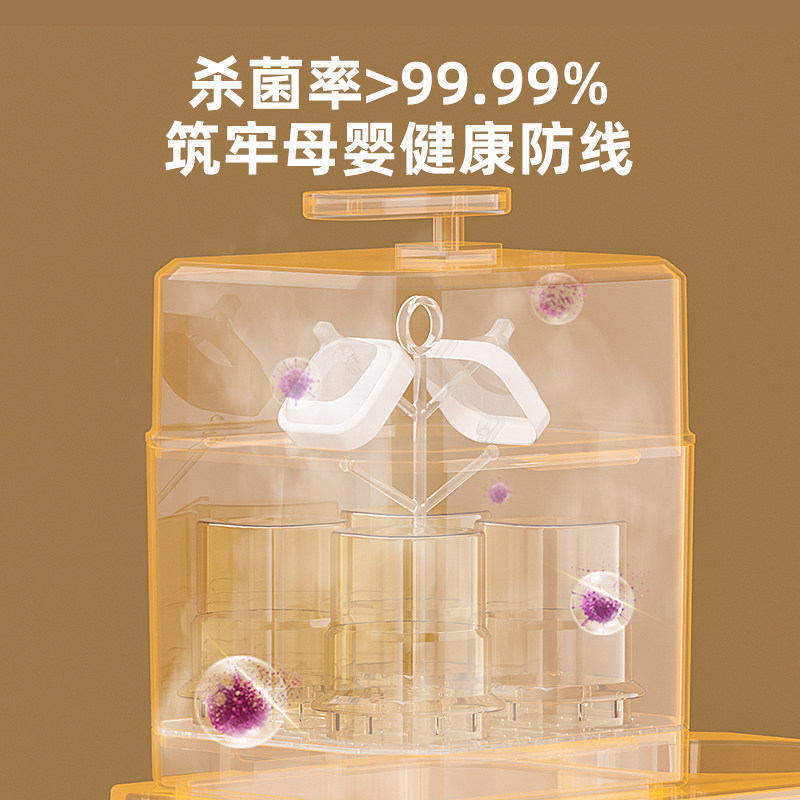 Royalstar Milk Warmer Sterilizer All-Glass Constant Temperature Kettle Bottle Dryer Two-In-One Baby Breast Milk Warmer