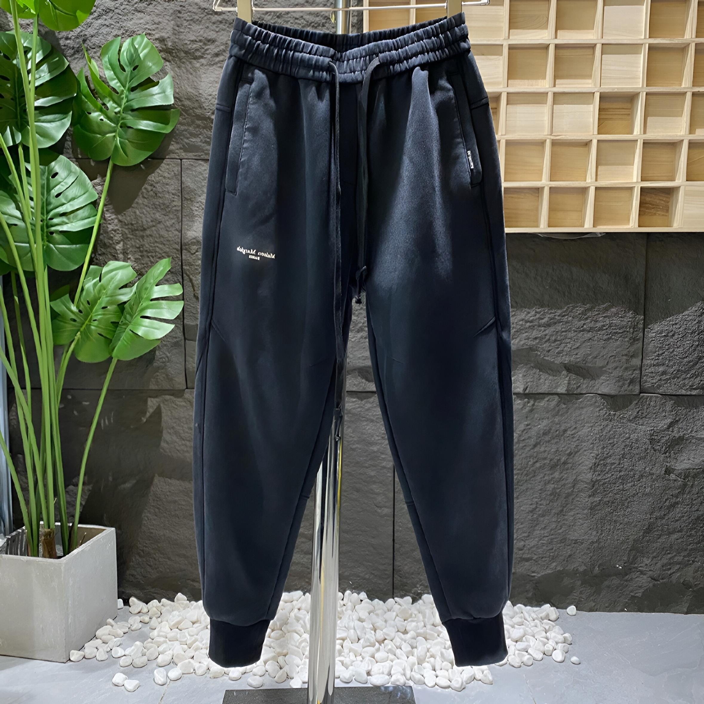 Sweatpants men's autumn winter 2023 new wave cards loose elastic bunches harynn pants gush small feet sports casual pants-Taobao