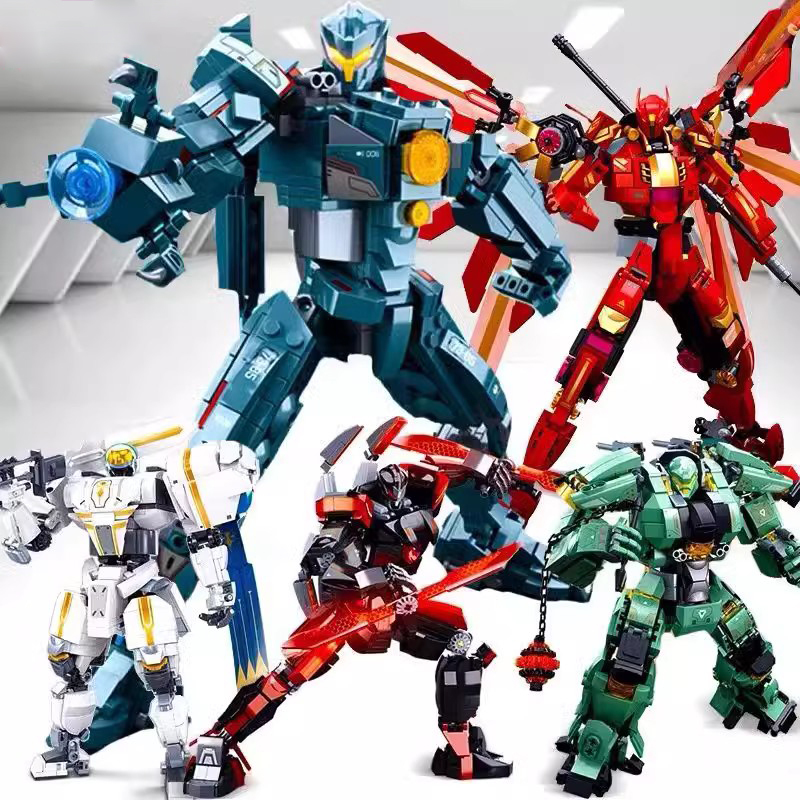 Revenge Wanderer Pacific Rim Mecha Figure Model Robot King Kong Educational Building Blocks Assembly Toy for Boys