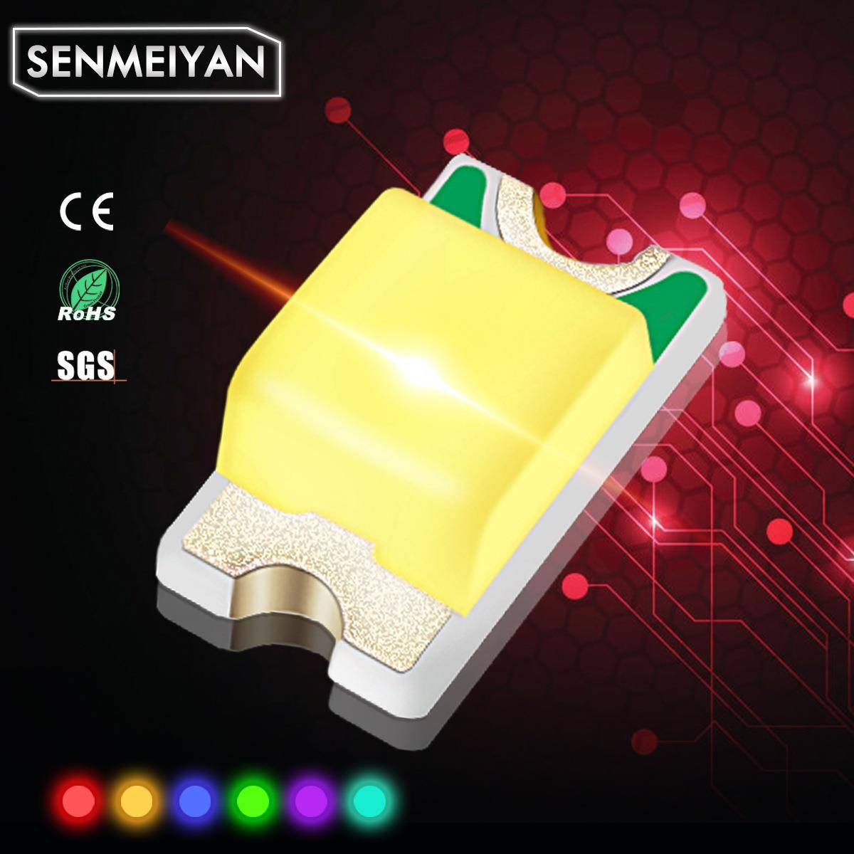 0805反编白灯高亮led灯珠白色发光二极管0805贴片式LED灯珠