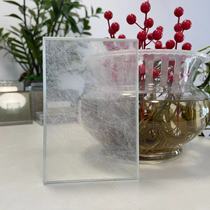 Customized wired glass partitions high-end hotel dining screens entrance halls double-layer tempered laminated laminated art glass