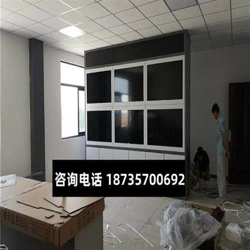 Monitoring case console TV wall enclosure 55 inch large screen display floor cabinet splicing screen floor cabinet-Taobao