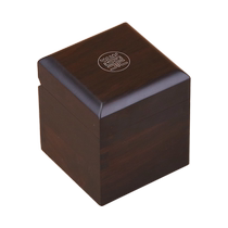 Solid wood seal box mahogany portable private seal legal person seal box seal storage box purple sandalwood financial seal box ink mud box