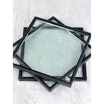 Customized sound insulation and thermal insulation coating low_e office partition wall doors and windows double-layer multi-layer bending hollow tempered glass