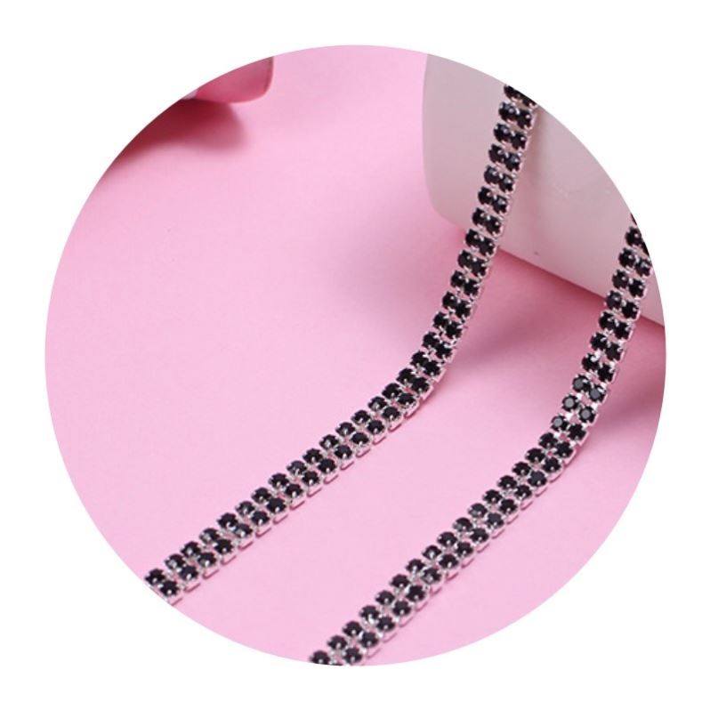 One-piece dress Shoulder Strap Accessories Pendant Strap Skirt Tape Smear Chainwear Outside Wearing Open-shoulder Fashion Metal Water Drill Bra Hood-Taobao