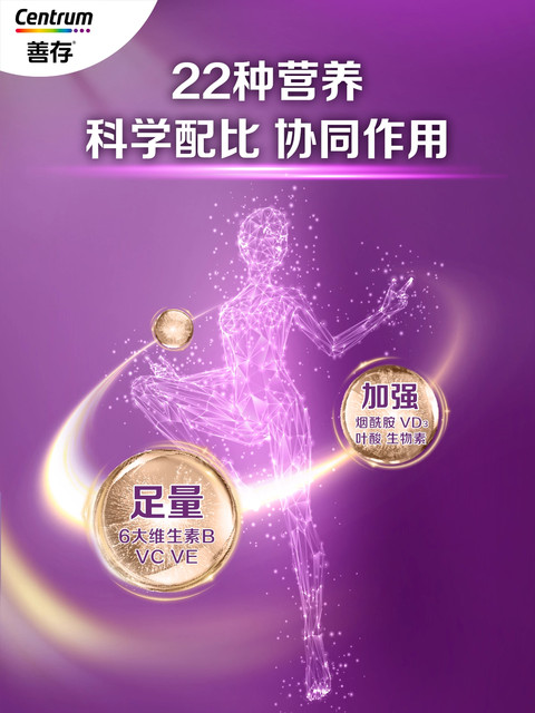 Sencun Women's Multivitamin and Mineral Complex Small Purple Bottle Niacinamide Vitamin Cveb Adult Official Genuine Product