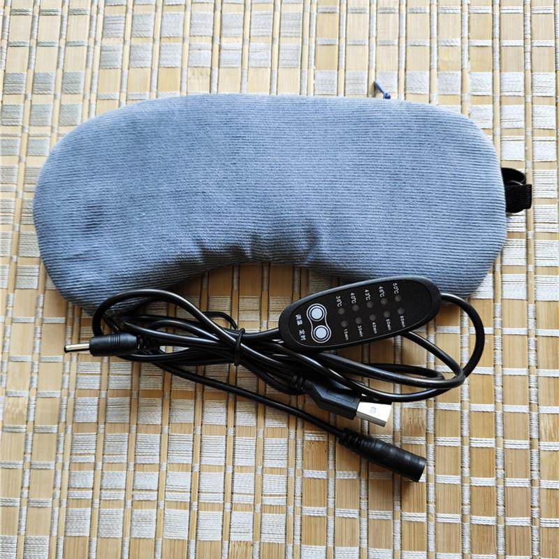 Hot and cold double compress usb charging Bab heating steam blindfold comfort sleep breathable eye-eye relief fatigue Black eye ring-Taobao
