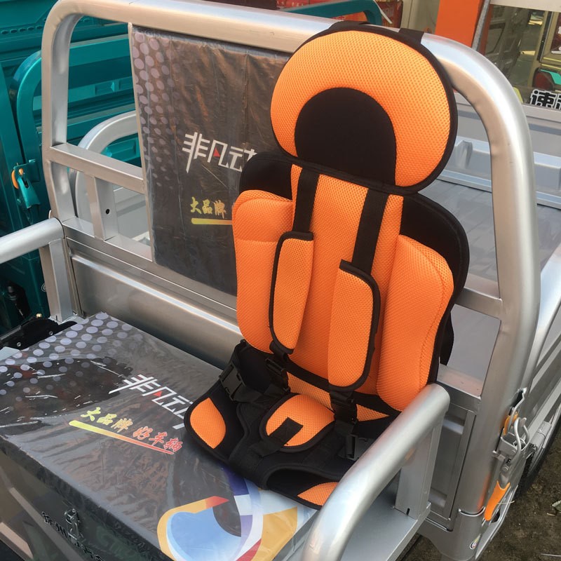 Simple Non Motorised On-board Child Safety Seat New Energy Electric Car Tricycle Baby Cushion Strap Protection-Taobao