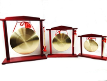 Shop opening celebration mahogany gong pure copper 30cm gong and drum shooting decorative ornaments three and a half performance props